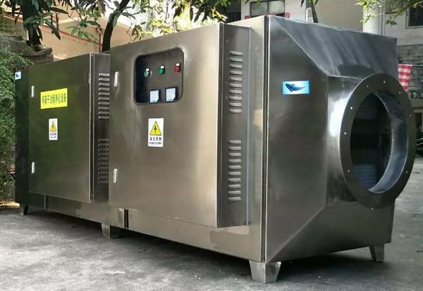 Low-temperature plasma equipment for industrial odor control