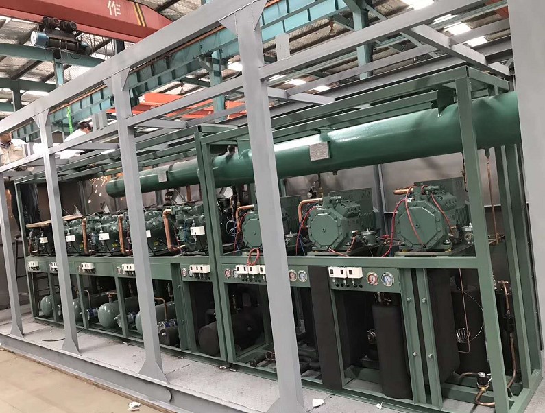 VRU condensing skid factory assembly